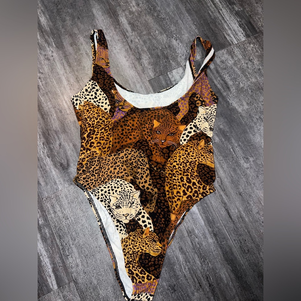 Farm rio Brazil leopard bodysuit